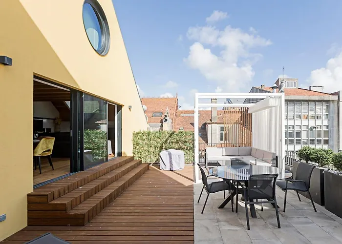 Downtown Duplex W/ Amazing Terrace By Lovelystay Porto